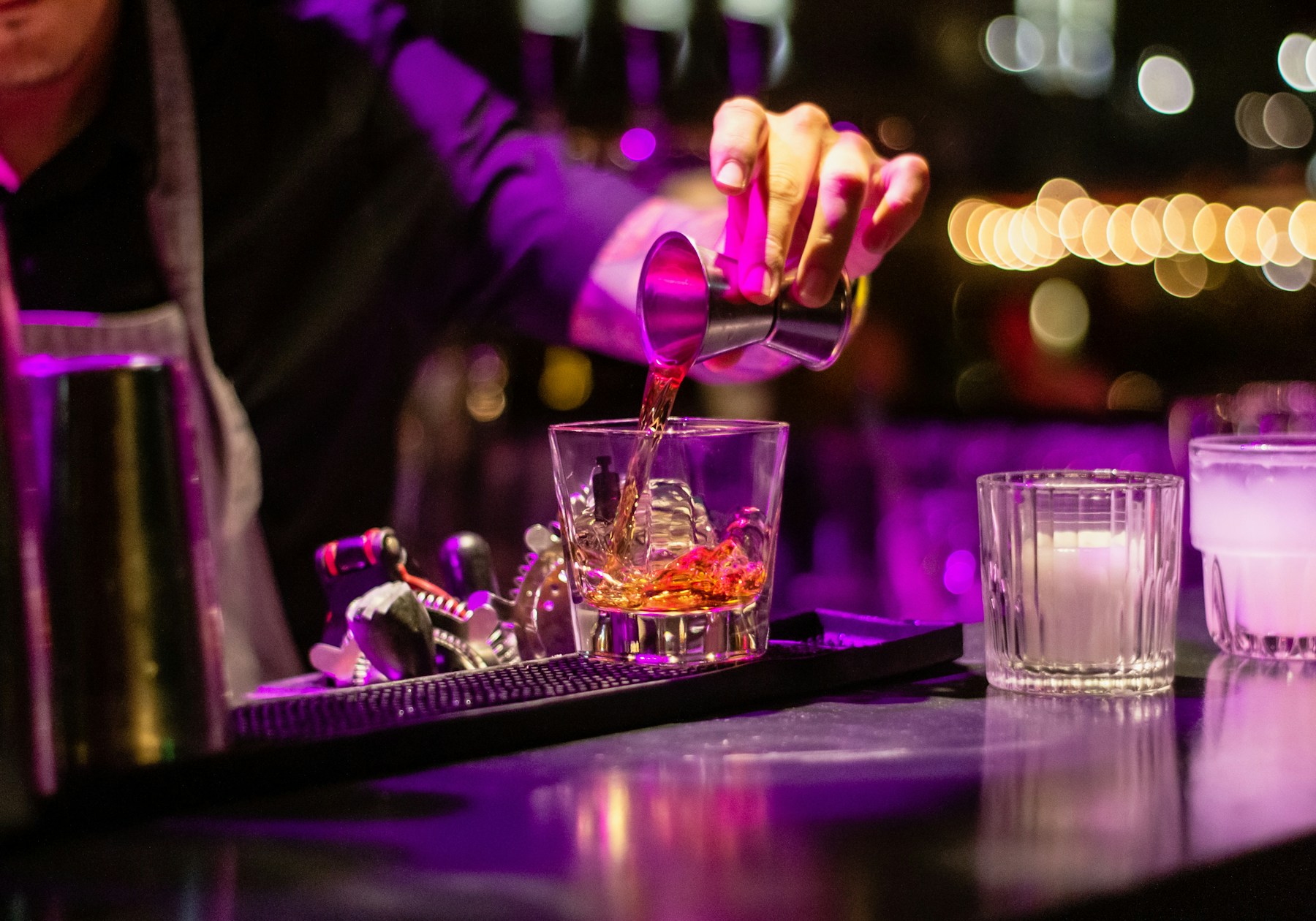 Night energy hospitality photography study